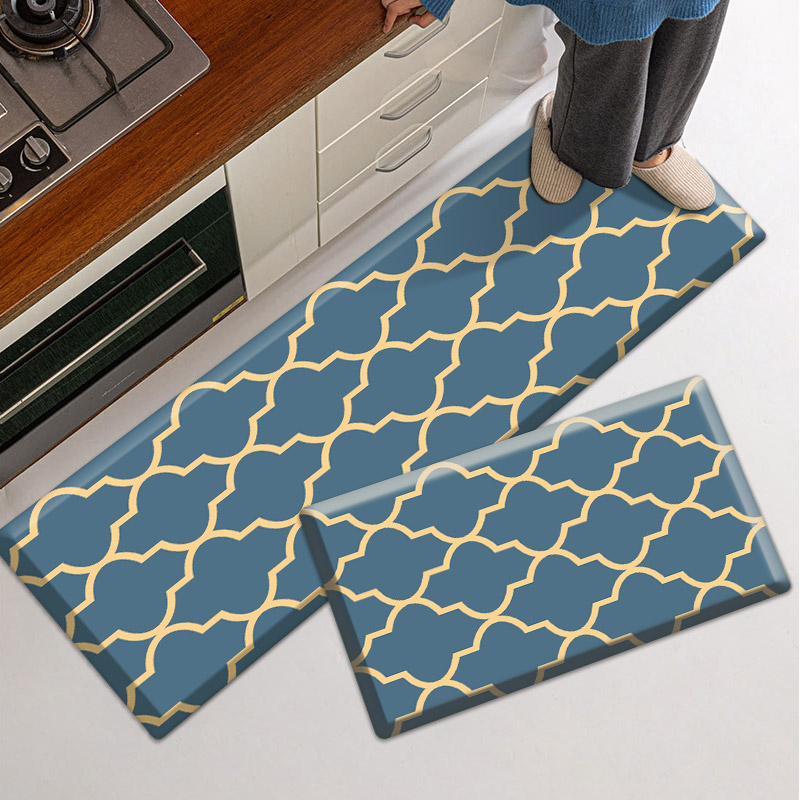 Экологически чистый высококачественный ПВХ Материал против усталости пены с эффектом памяти, кухонные напольные коврики, кухонный коврик