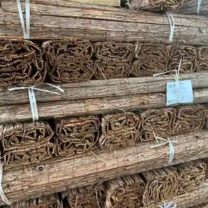 Wholesale eco-materials outdoor garden natural bark fencing