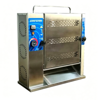 Grille-pain vertical à contact rapide, en acier inoxydable, isolé, sûr, durable, antirouille, haute efficacité, pour hamburgers