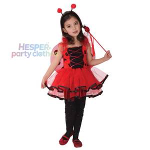 Disfraz de mariquita de lunares para niña, disfraz de animal para actuación, cosplay de Halloween para niños. - Product Image 1