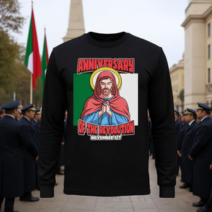 T-shirt à manches longues pour l'anniversaire de la révolution du 1er novembre, Algérie Honor - Product Image 3