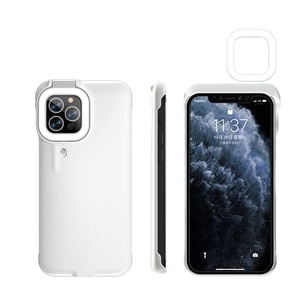 Anillo de Flash ABS + PC para espectáculo en vivo, funda de teléfono inteligente con relleno de luz LED para selfi, para iPhone 12 12 Pro - Product Image 2