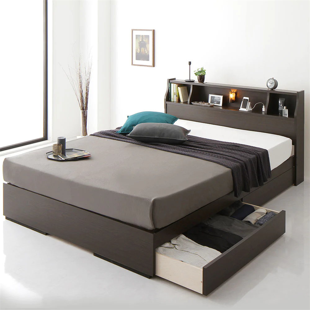 Деревянный каркас кровати для спальни, мебель для односпальных и двуспальных кроватей, горячая распродажа, 2022 г.