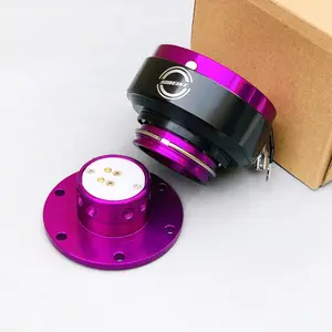 SIBEIKE DING Sound Quick Release JDM Steering Wheel Hub Adapter Snap Off Boss Kit Car Accessories Aluminium Quick Release