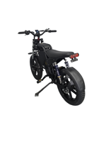 Vélo de ville électrique 20 pouces avec cadre en acier à haute teneur en carbone, moteur arrière sans balais 500W, batterie lithium-ion 48V 16Ah amovible, numérique haute vitesse