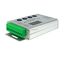 HC008 SPI Numérique 5V 12V 24V 2048 Points RVB SK6812 SM16704 WS2812 WS2811 8206 8208 Contrôleur LED Pixel Adressable Intelligent