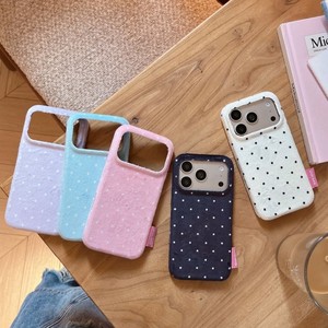 Funda Protectora para Teléfono Móvil iPhone 18 17 16 Pro Max, Diseño de Moda, Algodón Suave, con Puntos, Antigolpes, Carcasa Rígida de PC - Product Image 3