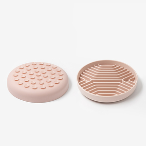<b>Silicone</b> <b>Waterproof</b> Slow Feeder Food Bowl Suction Base for Small Animals-Eco-Friendly Rounded Design Indoor/Outdoor Use Ready - Product Image 4