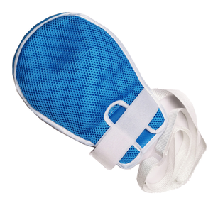 Paciente inquieto Rascarse Anti-extubación Restricción Transpirable Restricción Guantes Cremallera Apertura Guantes fijos - Product Image 1