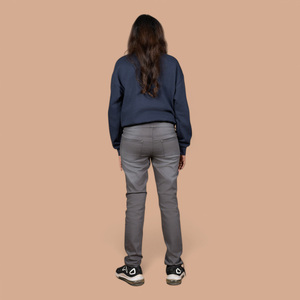 Jeggings stretch ajustés pour femme en coton doux – Fournisseur en gros de jeggings slim à enfiler pour femme en promotion - Product Image 6
