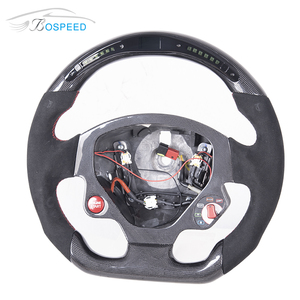 Nouveau Design de volant de voiture de course en Fiber de carbone pour <span class=keywords><strong>Ferrari</strong></span> F430 - Product Image 2