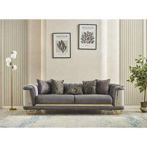 Winforce 2024 turchia Design di lusso Loveseat divano trapuntato divano personalizzato arredamento per la casa moderno velluto Set divano Chesterfield - Product Image 2