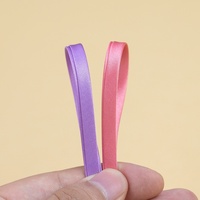 Ruban biais satiné 6 mm effet soie, sans repassage, pour cheongsam et vêtements