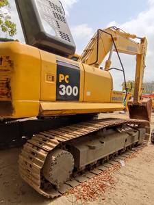 Excavatrice Komatsu PC300 PC350 d'occasion de taille moyenne 30 tonnes, pièces d'origine, bon état, prête à travailler, faible nombre d'heures, à vendre - Product Image 4