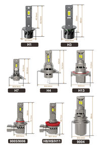 Système d'éclairage universel de voiture en aluminium 9004 LED phare de voiture H13 9005 HB3 ampoule de phare pour <span class=keywords><strong>Chevrolet</strong></span> vente en gros - Product Image 6