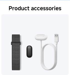 Bracelet intelligent HK13 avec bracelet textile, chargeur magnétique et câble USB pour le suivi de la forme physique - Product Image 1