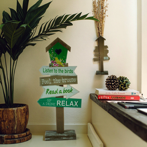 Exquisitos letreros <span class=keywords><strong>de</strong></span> madera, para el hogar Decoración rústica, estante <span class=keywords><strong>de</strong></span> pared, decoración <span class=keywords><strong>de</strong></span> escritorio, arte pintado a mano, estilo <span class=keywords><strong>de</strong></span> regalo, letrero <span class=keywords><strong>de</strong></span> mesa <span class=keywords><strong>de</strong></span> madera, trébol <span class=keywords><strong>de</strong></span> cuatro hojas - Product Image 1