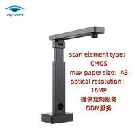 Scanner OCR ELOAM BS2200M haute résolution 16MP CMOS, numérisation automatique rapide 1s, USB A3, adapté aux bureaux et à l'éducation