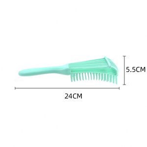 Brosse démêlante antistatique en plastique à logo personnalisé, vente directe usine, peigne creux Octopus, brosse à cheveux ventilée pour cheveux secs et humides - Product Image 2