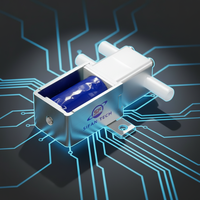 Vanne solénoïde 3 voies personnalisée OEM 12V DC en acier inoxydable pour distributeur d'eau