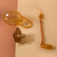 Sucette de luxe haut de gamme pour nouveau-né, ultra-douce, en silicone intégral, motif animal, pour sevrage, 0-12 mois