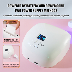 Lampe à LED portable rechargeable haute puissance pour ongles, avec panneau lumineux remplaçable, sans fil, professionnelle, pour un séchage rapide du gel - Product Image 6