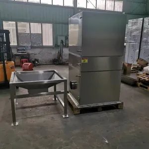 Kolektor debu baja tahan karat 1,5 kW dengan pembuangan corong kerucut untuk penghilangan bubuk di produksi bubuk susu tanaman