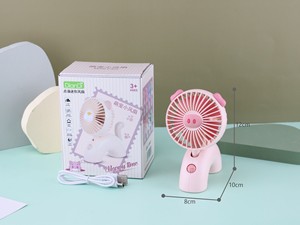 Cầm tay có thể sạc lại USB sinh viên nhỏ ký túc xá Dễ thương Máy tính để bàn Panda Pig hình dạng phim hoạt hình <span class=keywords><strong>Mini</strong></span> <span class=keywords><strong>Fan</strong></span> - Product Image 5