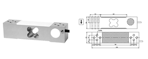 GPB144 100KG Vente en gros Capteur <span class=keywords><strong>de</strong></span> force à point unique en alliage d'aluminium bon marché - Product Image 5