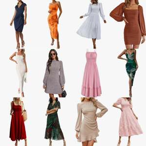 <span class=keywords><strong>Shein</strong></span>: Vestidos casuales de mezclilla con encaje para mujer, estilos variados al por mayor, envíos de ropa y prendas de vestir en stock. - Product Image 5