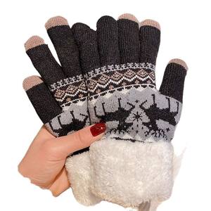Guantes de Invierno para Mujer, Tejidos de Felpa, Cálidos, Gruesos, para Exteriores - Product Image 5