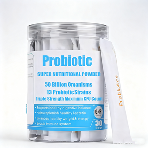 Superfood Probióticos a base de plantas Pérdida de peso Prebiótico orgánico y mezcla de probióticos Suplemento de fibra y enzima en polvo - Product Image 1