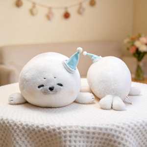 หมอนตุ๊กตาแมวน้ำน่ารัก นุ่มมาก ของเล่นสัตว์ทะเล หมอนกอด ของขวัญวันเกิด ขายส่งขายปลีก - Product Image 5