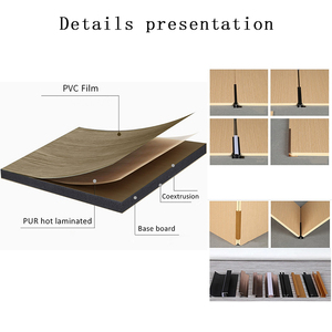 Panneau <span class=keywords><strong>PVC</strong></span> anti-moisissure, ignifuge, imperméable et écologique pour la décoration murale <span class=keywords><strong>de</strong></span> <span class=keywords><strong>salle</strong></span> <span class=keywords><strong>de</strong></span> <span class=keywords><strong>bain</strong></span>, taille carreaux 1220x2400mm, usage commercial et domestique - Product Image 2