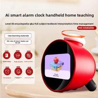 Réveil intelligent IA populaire pour enfants avec écran LCD, commande vocale IA Wi-Fi, design rotatif, horloge de table connectée et fonctionnalités éducatives
