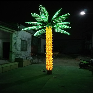 Lumière décorative LED en forme de palmier pour extérieur, idéale pour les parcs, les paysages et les jardins de stations balnéaires - Product Image 6