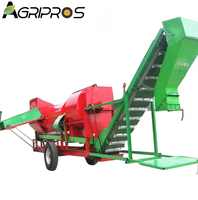 Récolteur de fruits automatique à traction par tracteur |   Séparateur de semis d'arachides à double usage (sec et humide) avec ensachage automatique pour machine agricole