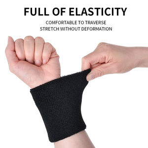 أربطة معصم قابلة للتنفس فائقة الراحة بملمس قماشي ناعم للرياضة - Product Image 2