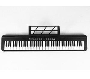 Piano électronique en plastique 88 touches <span class=keywords><strong>BD</strong></span>-883, clavier portable avec 80 morceaux de démonstration intégrés, haut-parleur, entrée audio/sortie, entrée micro, alimentation 5V - Product Image 4