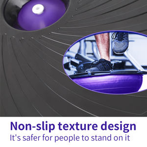 Zhensheng Venta caliente Ecológico Edificio Núcleo Fuerza Yoga Ejercicio Media Bola de equilibrio - Product Image 5