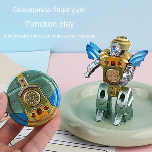 Wholesale Small Toy Transforming Gyro Robot Finger Fidget Spinner Rotating Mechanical Transformation Sensory Toys Stress Relief - Product Image 4