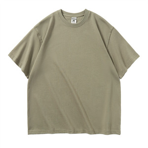 เสื้อยืดคอกลมผ้าฝ้ายสีพื้น แขนสั้นบางเบา สำหรับใส่สบายๆ - Product Image 4
