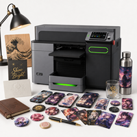 Nouvelle imprimante à jet d'encre UV portable pour l'impression numérique 3C et des cartes mémoire avec plateforme d'aspiration sous vide et vitesse d'impression réglable