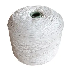 库存价格回收8层混纺超细纤维白色捻地毯簇绒棉拖把纱拖把