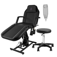Fauteuil de massage électrique réglable, mobilier d'esthétique, table de massage de luxe pour spa, lit de cils, lit facial incurvé par Luxmars
