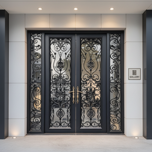 Xiyatech sắt chính cửa ra vào cửa sắt rèn pháp cửa sắt rèn cửa ra vào chính - Product Image 1