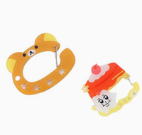 Pendentif en matériau acrylique personnalisable avec mousqueton promotionnel de dessin animé mignon