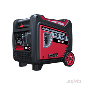 Senci סופר שותקת גנרטור 5000w 6000w נייד מחולל בנזין 230v 50hz מרחוק התחלה עבור הבית - Product Image 3