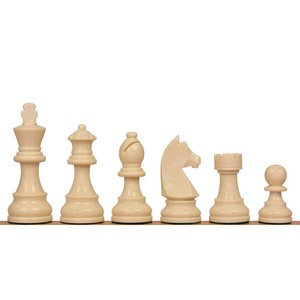 Piezas de Ajedrez Staunton Caballero Alemán N.º 6 de Plástico ABS Pesado con Triple Peso, Altura del Rey 3.75 Pulgadas (34 Piezas/Juego) - Product Image 2