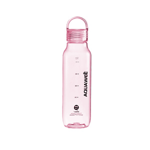 Nhà Máy Bán sỉ tùy chỉnh 670ml BPA-free Tritan nhựa thể thao rõ ràng chai nước với Twist trên nắp và mang vòng lặp - Product Image 1